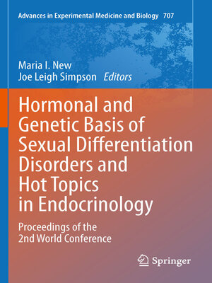 cover image of Hormonal and Genetic Basis of Sexual Differentiation Disorders and Hot Topics in Endocrinology